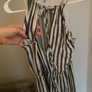 Striped romper